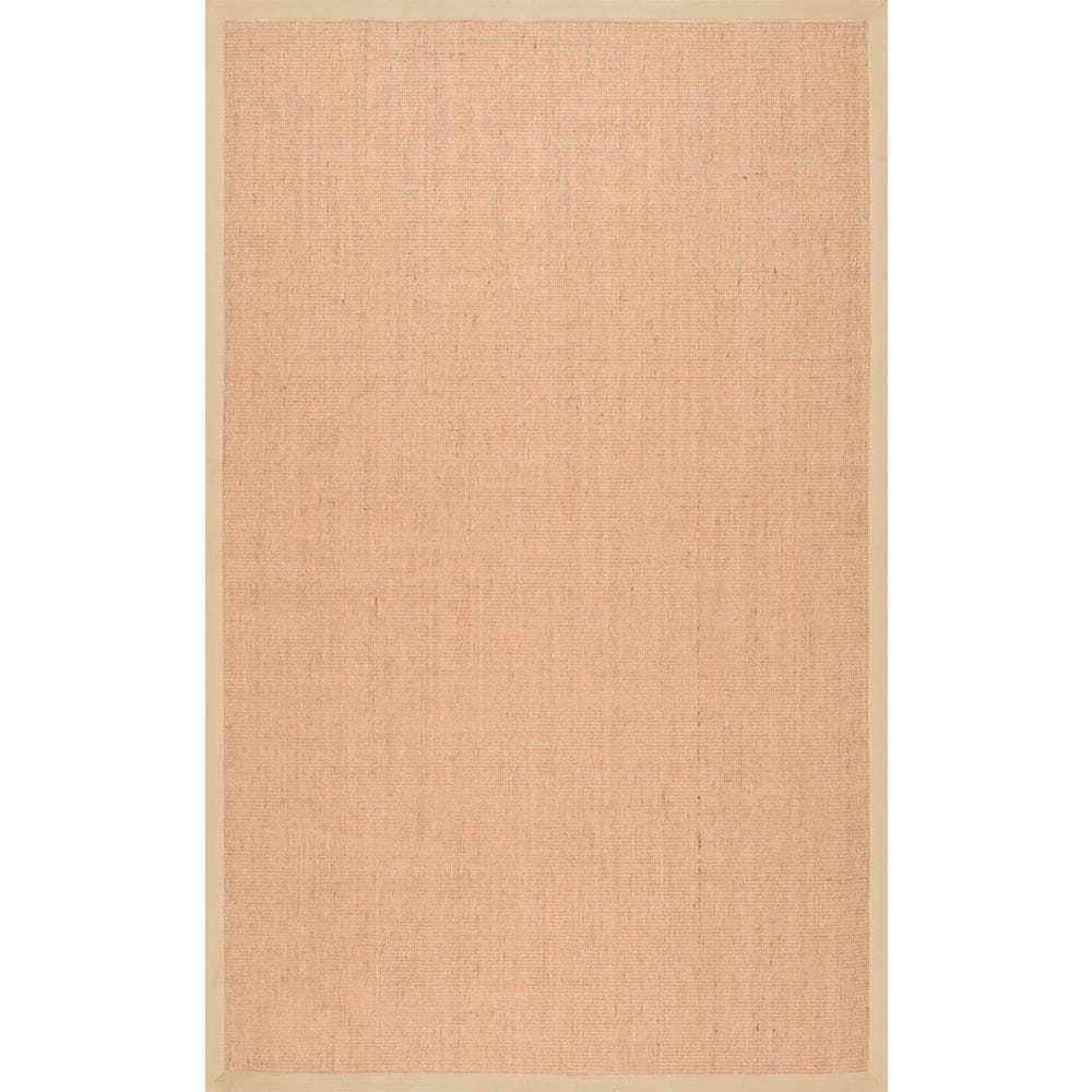 3'x5' Machine Woven orsay sisal Accent Rug Beige - nuLOOM: Modern Indoor Low Pile Skid-Resistant Area Rug