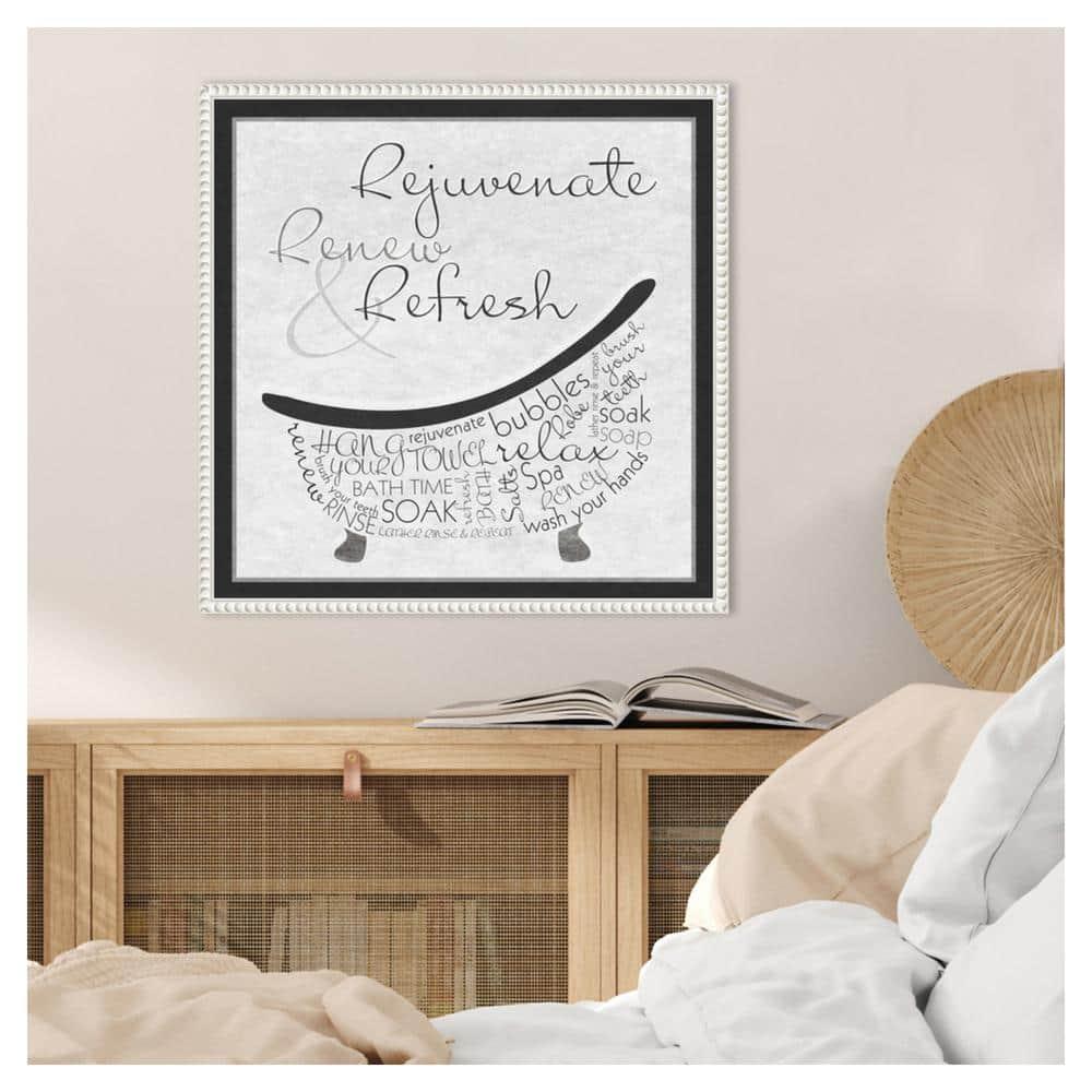 22"x22" Bath Time I by SD Graphics Studio: Serene Soak & Bubbles Art - Amanti Art