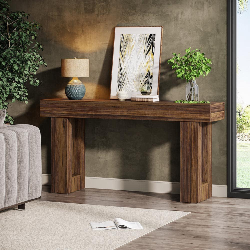 Millwood Pines 63 Inch Long Console Table Farmhouse Sofa Table