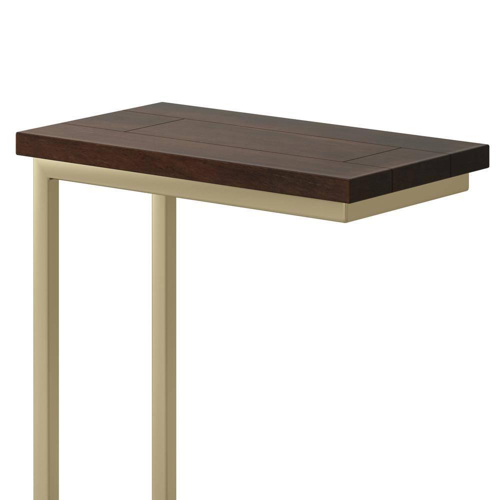 Simpli Home Skyler Solid Mango Wood C Side Table