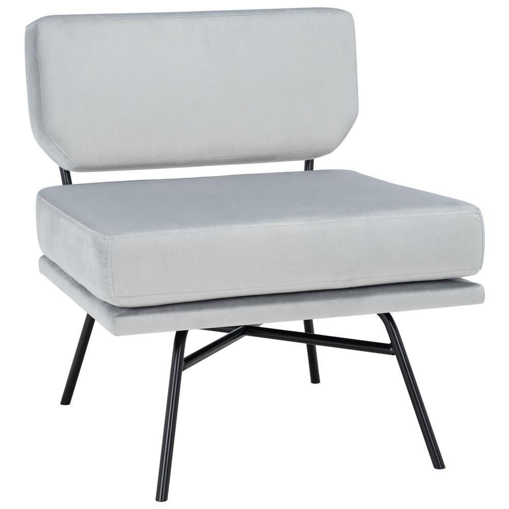 Kermit Accent Chair - ACH6210 - Grey/Black - Safavieh