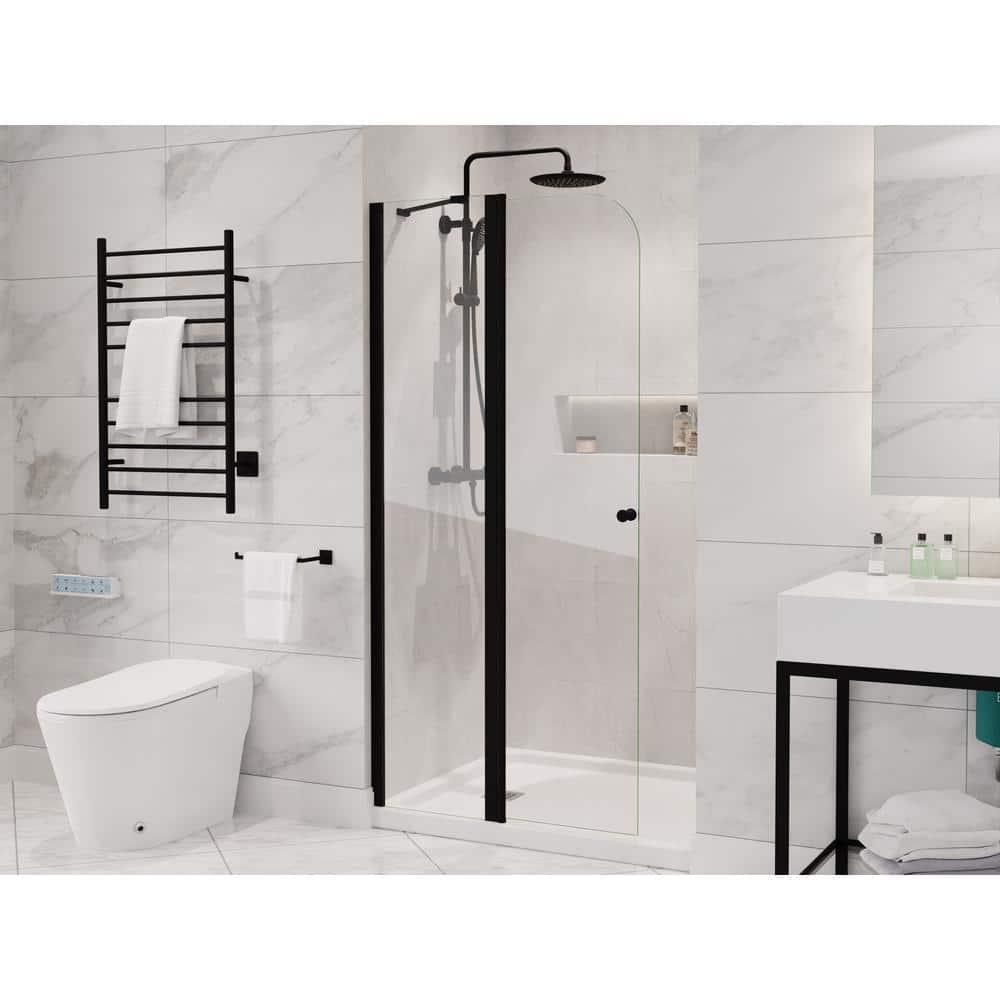 Anzzi 33.3” W x 72” H Frameless Shower Door
