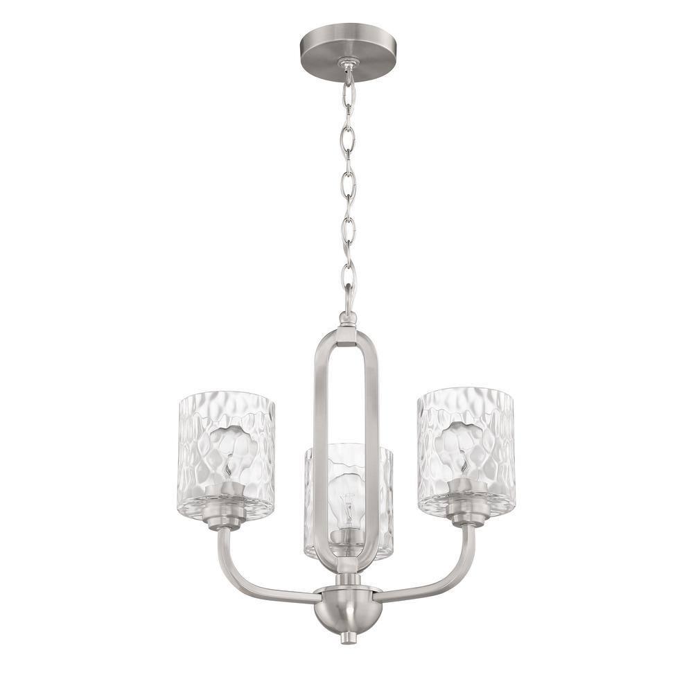 Craftmade Lighting 3 - Light Chandelier in  Brushed Polished Nickel