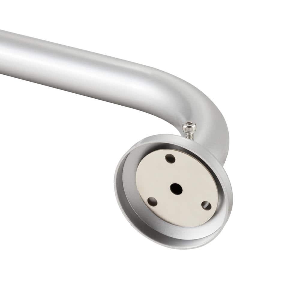 Eclipse 100% Steel Adjustable Single Curtain Rod