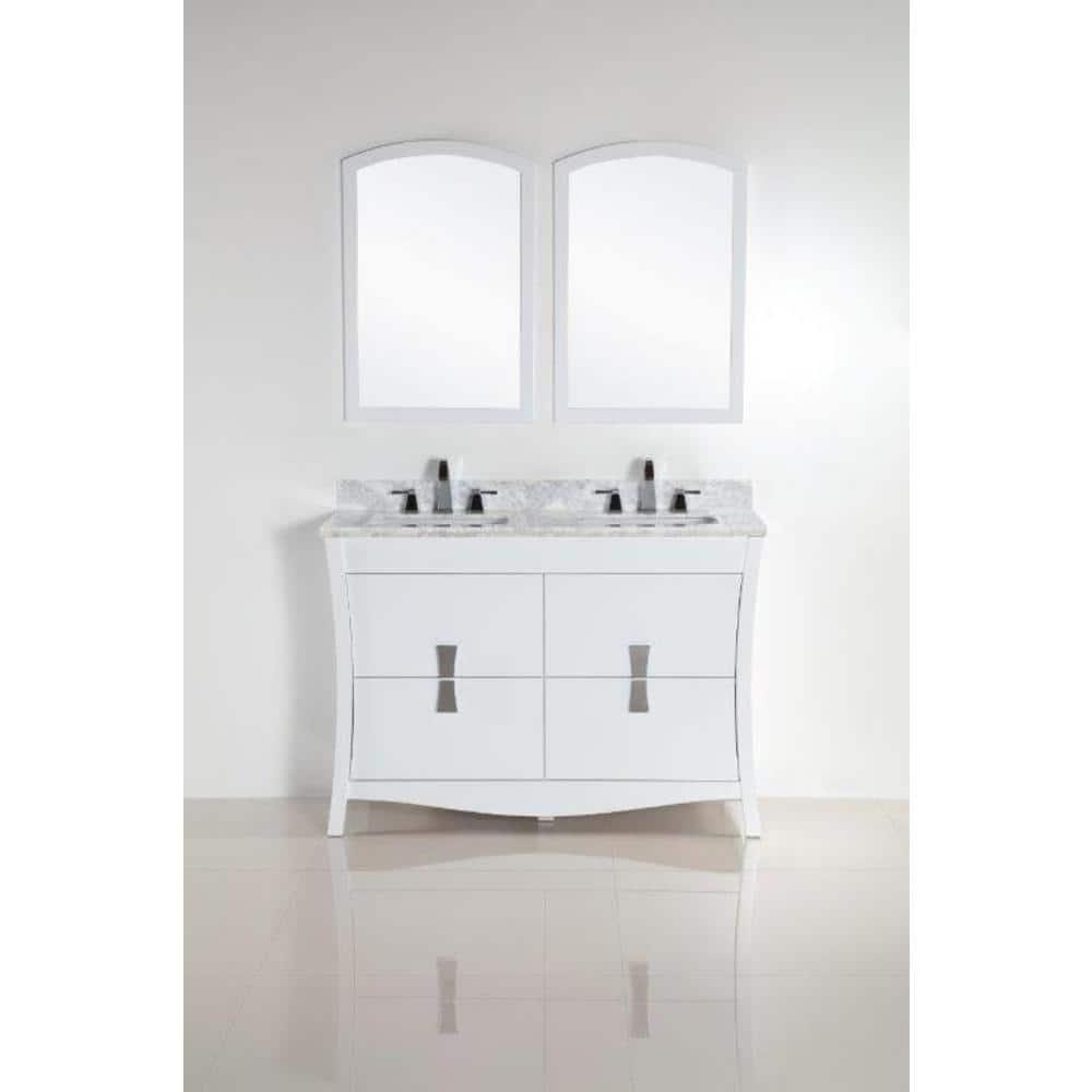 Bellaterra Home Pisa 48.11'' Double Bathroom Vanity with Top