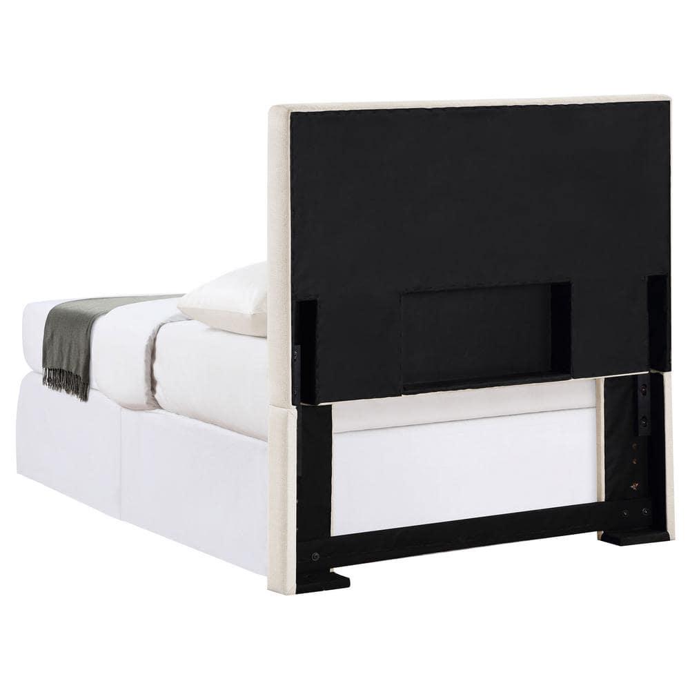 Coaster Twin Pirro Transitional Upholstered Headboard Sand