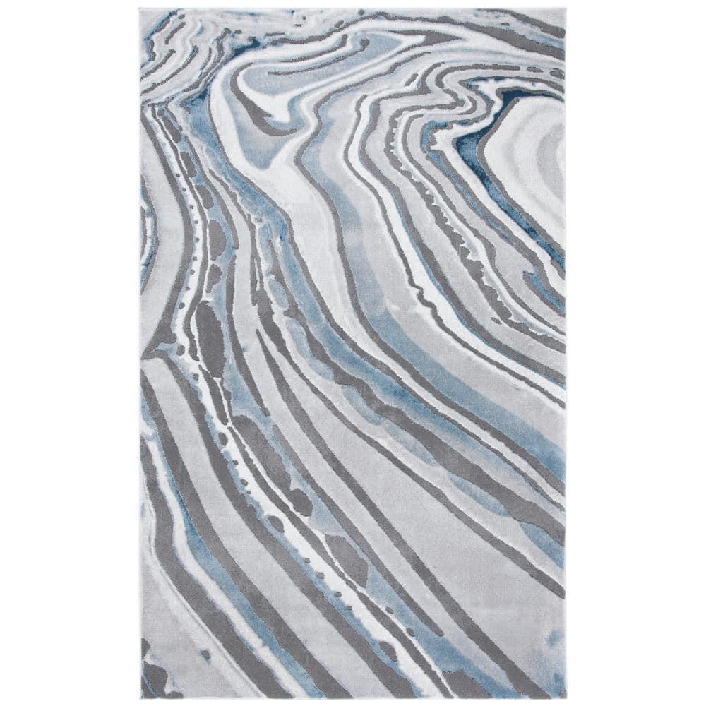 Craft CFT843 Loomed Indoor Area Rug - Blue/Grey - 6'7"x9' - Safavieh