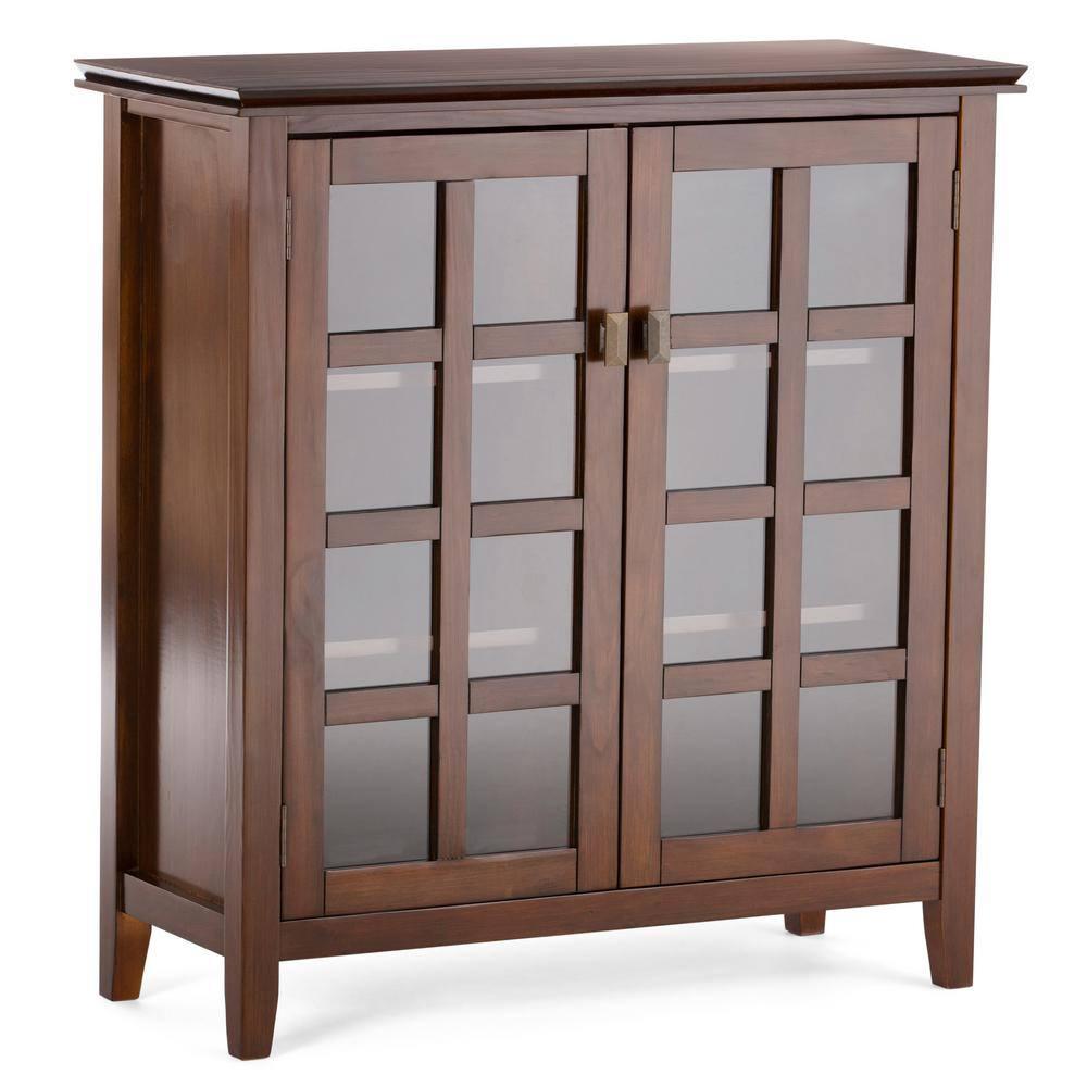 Simpli Home Artisan SOLID WOOD Medium Storage Cabinet