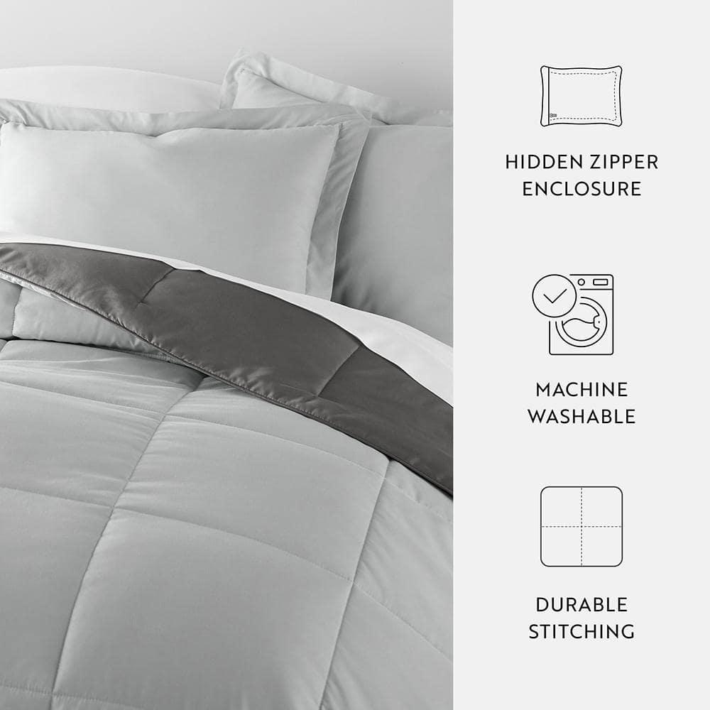 Becky Cameron Reversible Down-Alternative Comforter Bedding Set