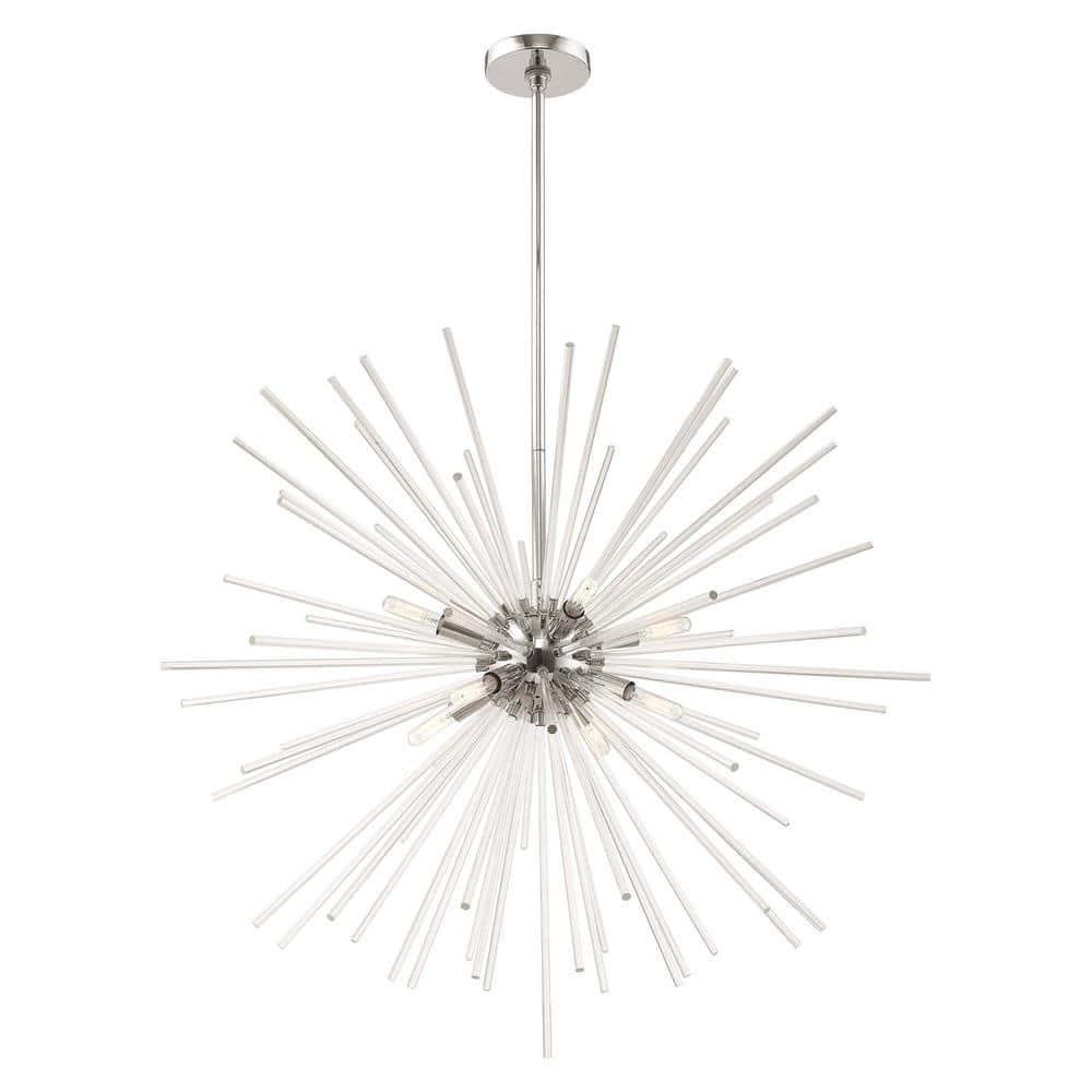 Livex Lighting Utopia 8 - Light Chandelier in  Polished Chrome