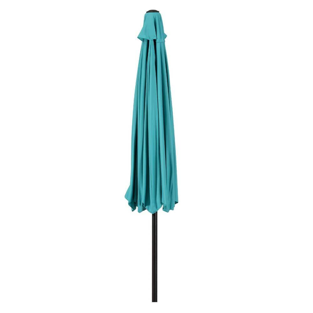 Westin Outdoor 9 Ft Patio Market Umbrella with Tilt & Crank, Turquoise