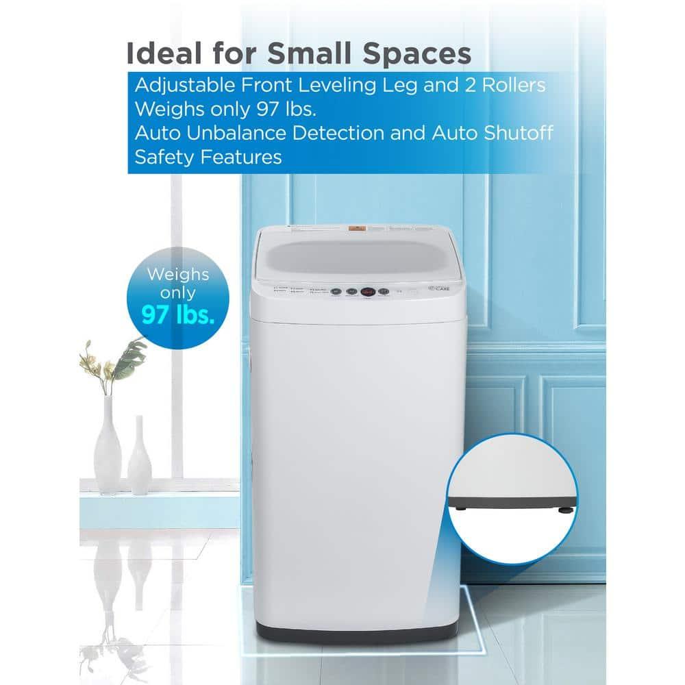 Commercial Care 0.9 Cu. Ft. Portable Washing Machine, Compact Washing Machine with 6 Wash Cycles