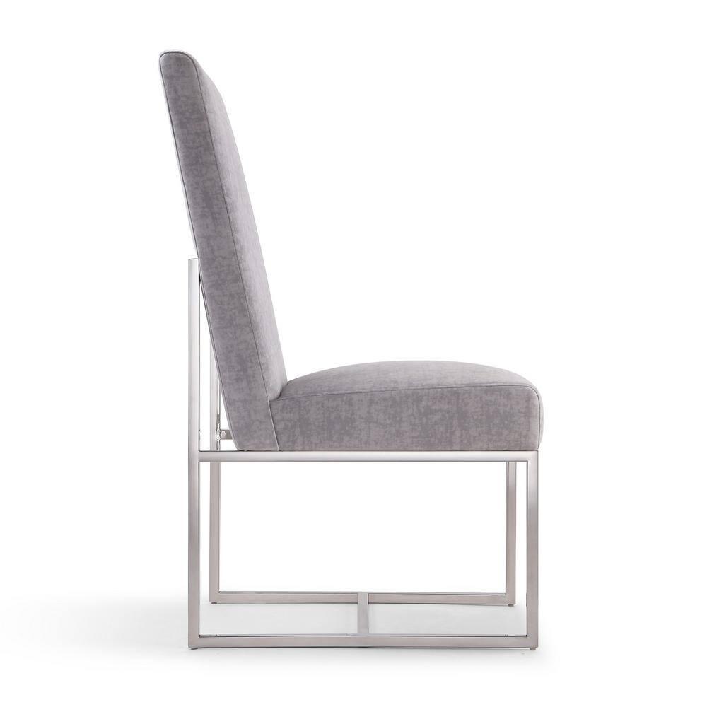Hokku Designs Johnnette 18.9'' H Velvet Upholstered Side Chair