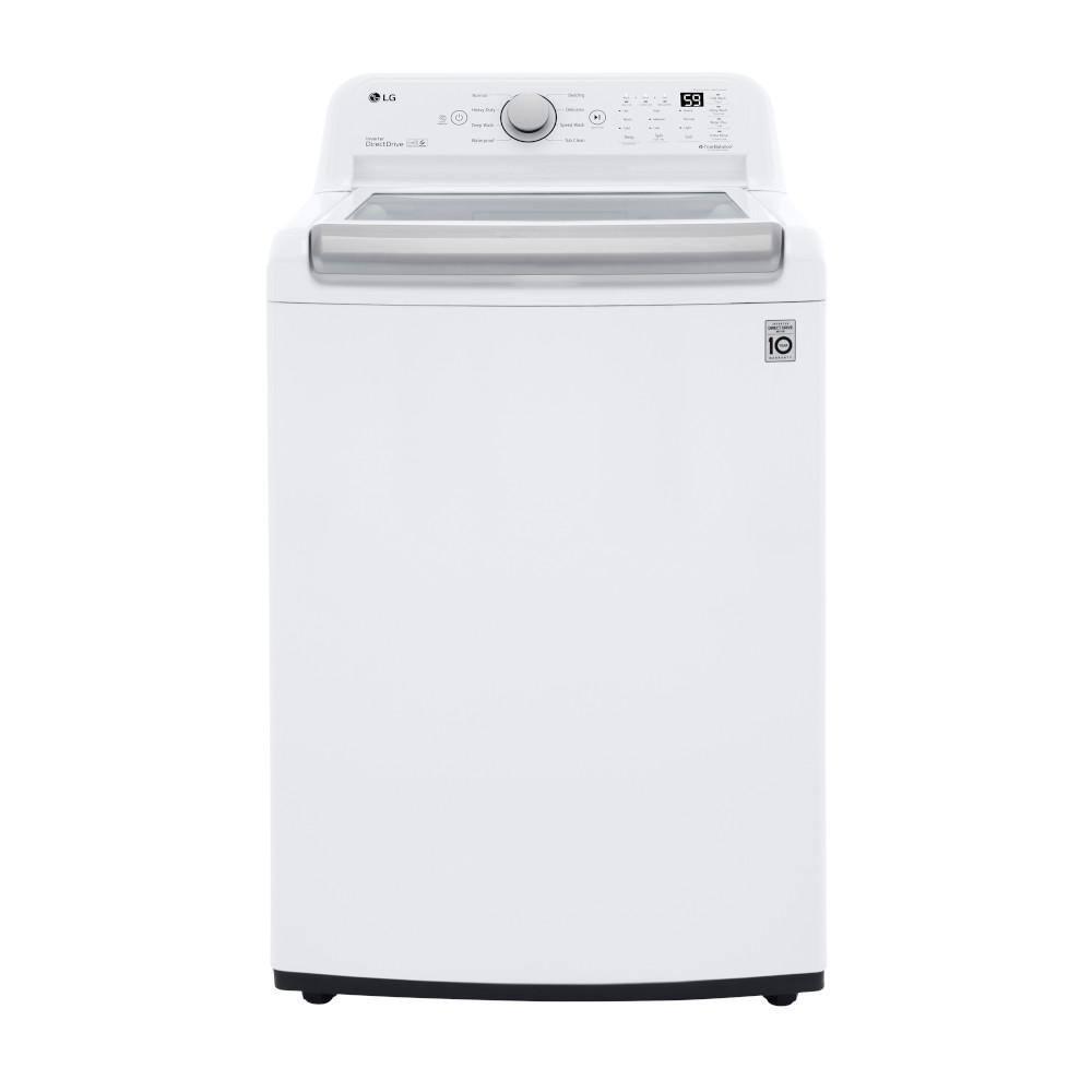 LG WT7150CW 5.0 Cu. Ft. White Mega Capacity Top Load Washer with TurboDrum™ Technology