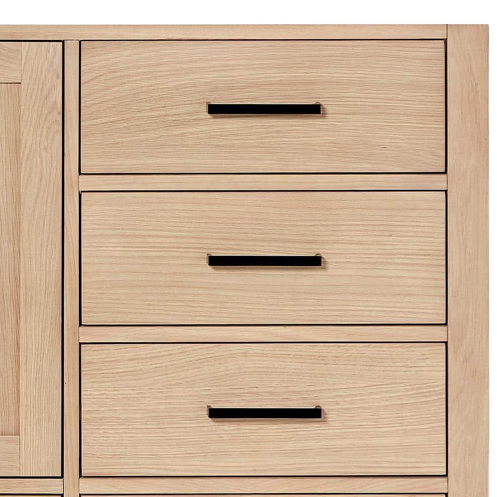 Cambridge 66 in. W x 21.5 in. D x 34.5 in. H Single Bath Vanity Cabinet without Top in Oak