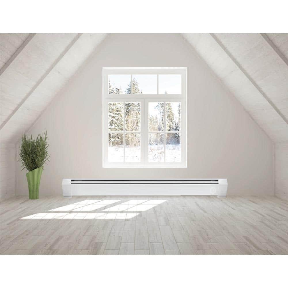 Heat Base 750 3 in. Left-Hand End Cap for Haydon Baseboard Heaters