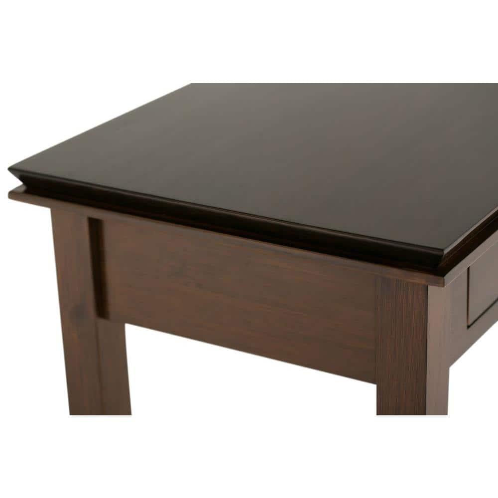 Simpli Home Artisan 46"W Solid Wood Storage Console Table with 2 Storage Drawers