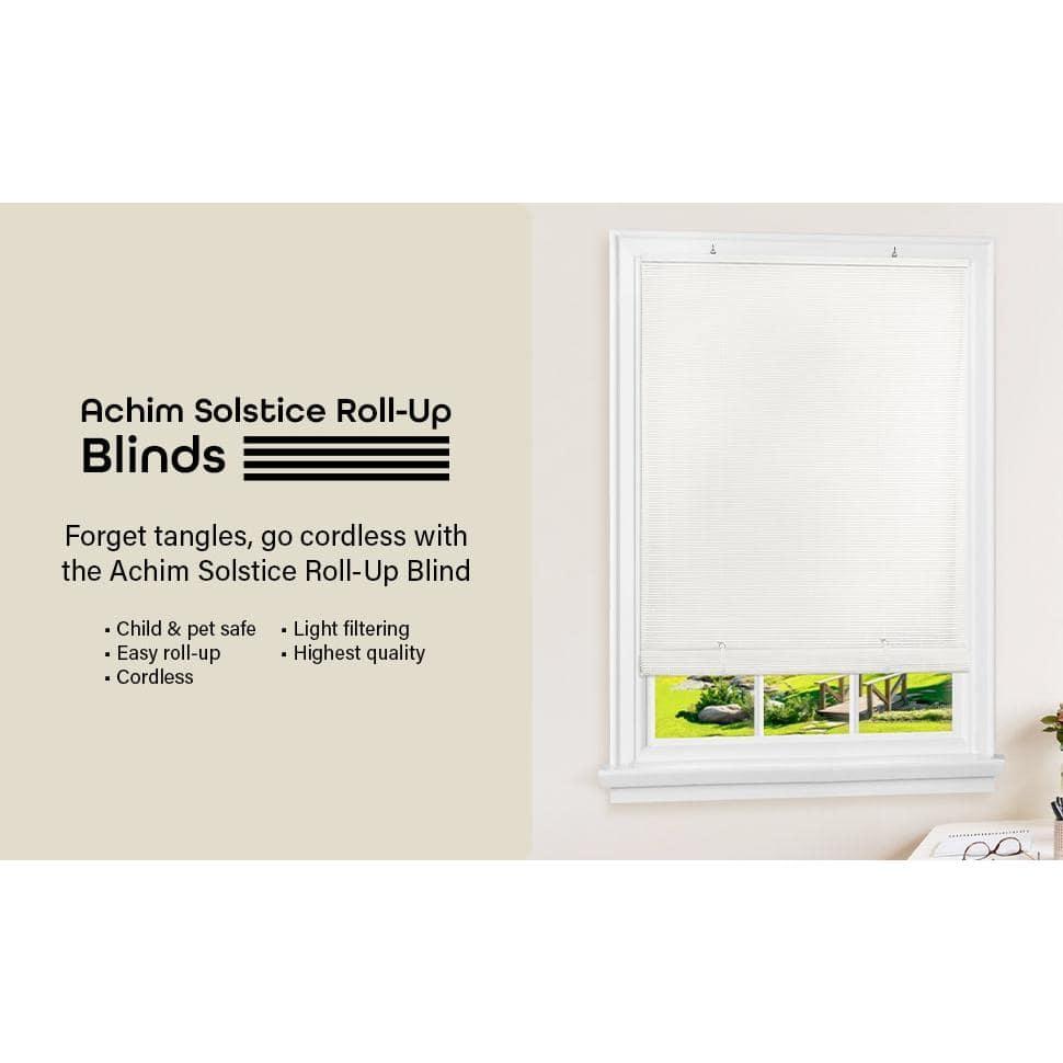 Ergode Cordless Solstice Vinyl Roll-Up Blind 30x72 - White
