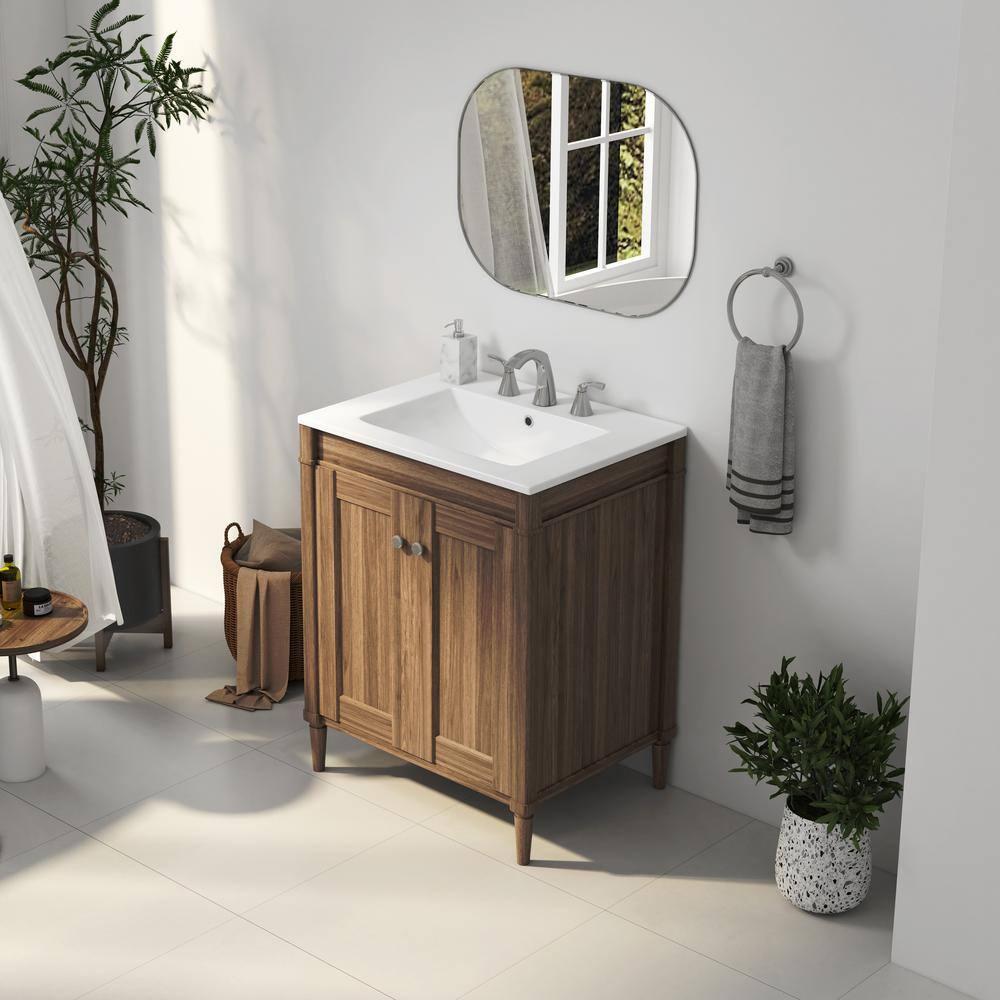 Tucson 24" W x 18" D Vitreous China Vanity Top Sink in White (Sink Only, w/o Vanity)