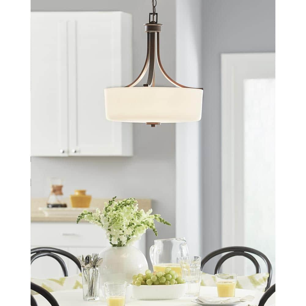 Canfield 3-Light Burnt Sienna Pendant