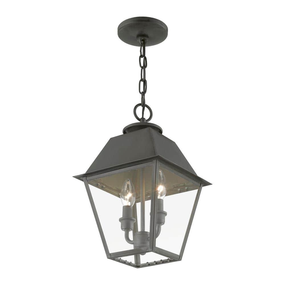 Livex Lighting Wentworth 2 - Light Pendant in  Charcoal