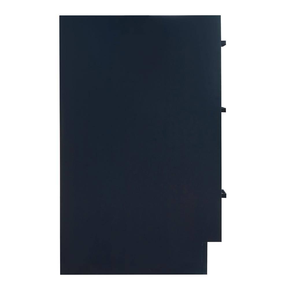 Midnight Blue 66" Freestanding Double Sink Wood Vanity Cabinet