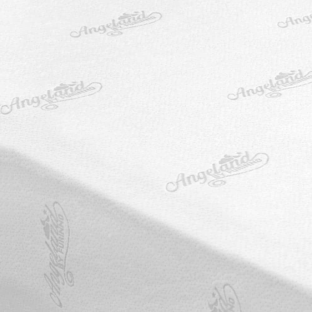 Luxury Queen 12-Inch Gel Memory Foam Medium-Firm Mattress, White