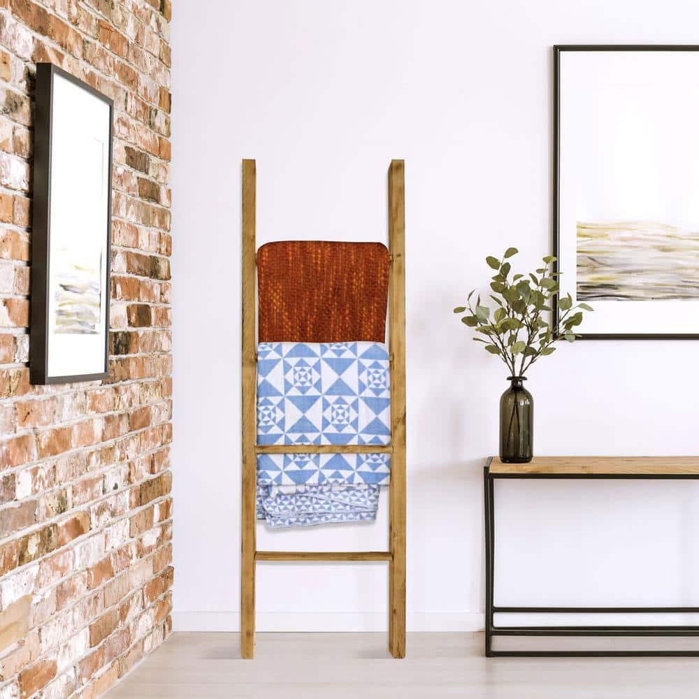 Ekena Millwork Vintage Farmhouse Rung Decorative Ladder