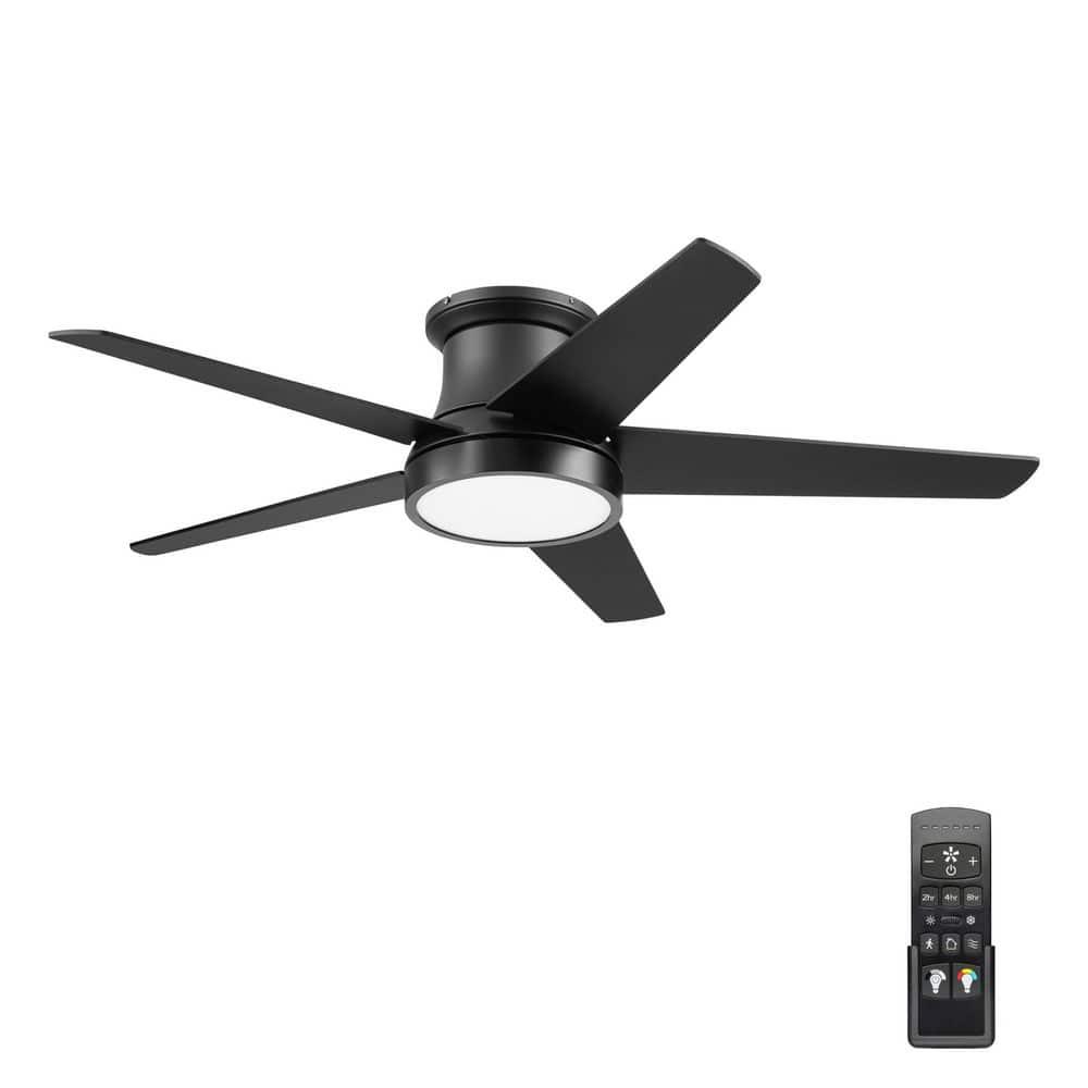 Honeywell Tynesdale 52" Contemporary Five Blade Ceiling Fan with Color Changing Light, Remote Control