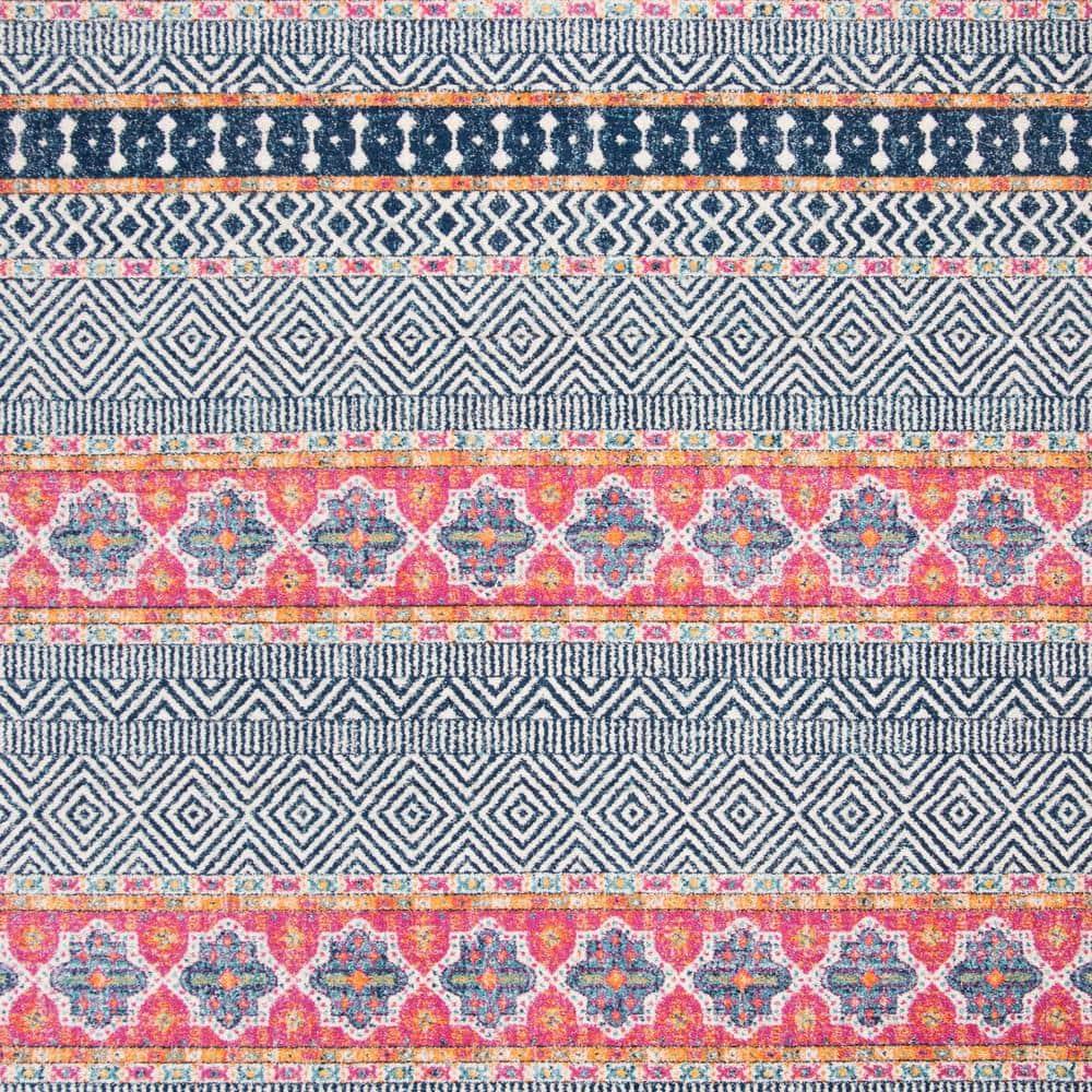 Madison MAD797 Power Loomed Indoor Area Rug - Navy/Ivory - 8'9"x11'9" - Safavieh.