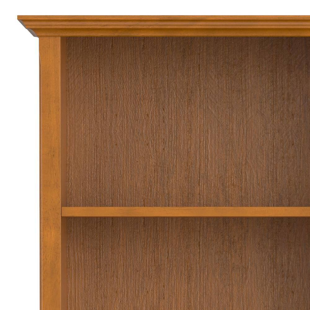 Simpli Home Amherst SOLID WOOD 5 Shelf Bookcase