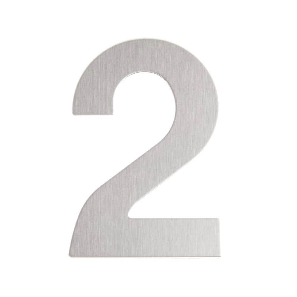 HASWARE 6" H Metal Floating House Number