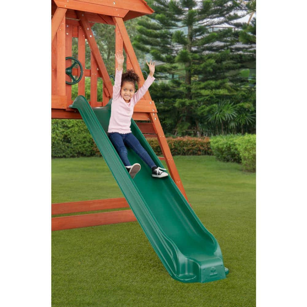 Creative Cedar Designs Chalet Complete Wooden Swing Set