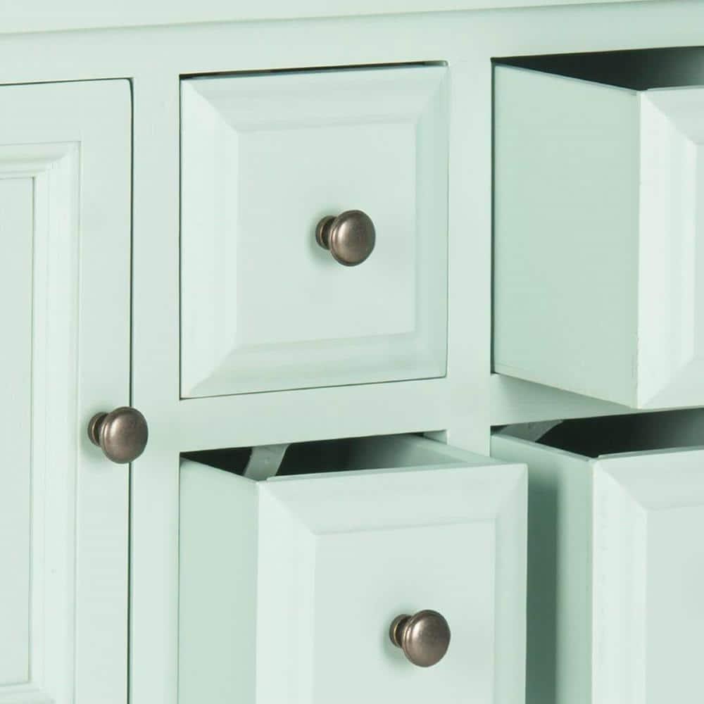 Charlotte Sideboard - AMH6517 - Aqua Smoke - Safavieh Couture