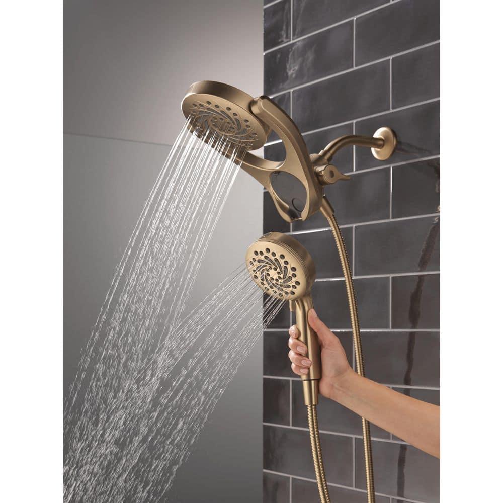 5-Setting HydroRain 2-in-1 Dual Shower Head with ProClean Spray