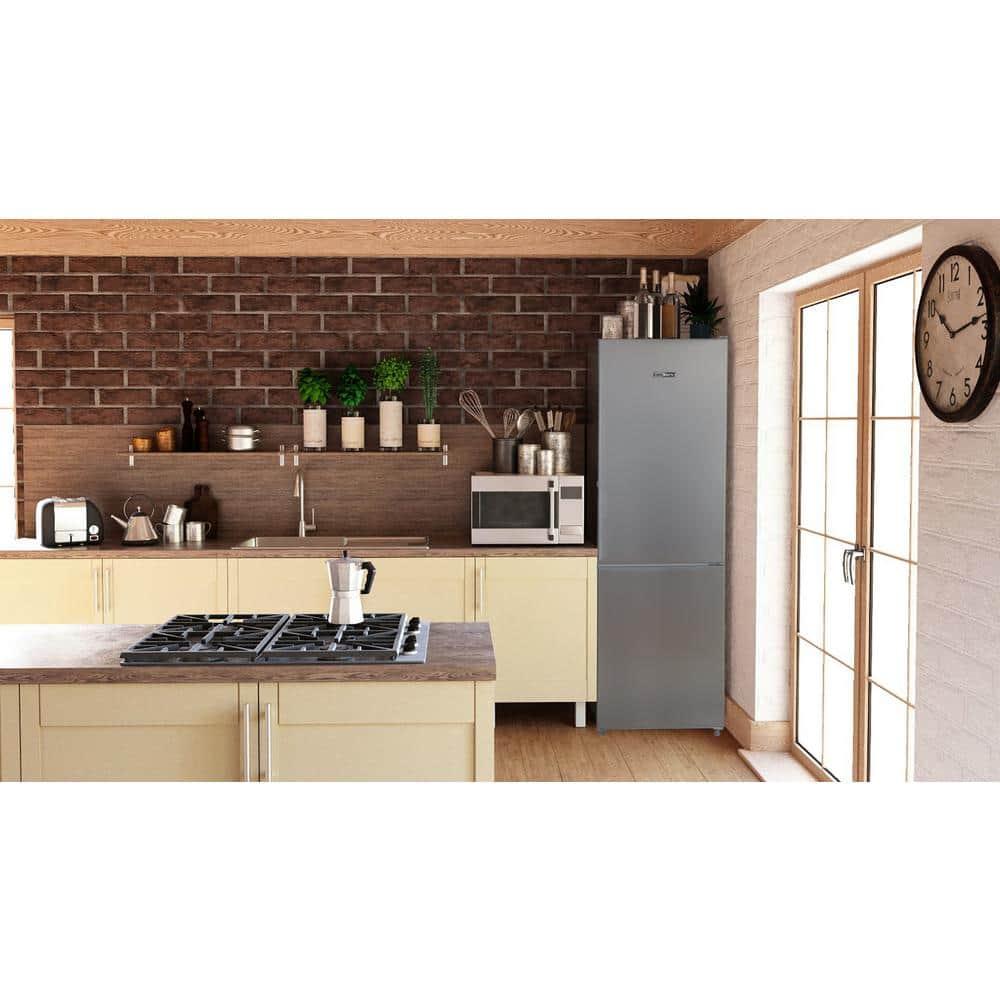 Equator Advanced Appliances Conserv 11cf Bottom Freezer Refrigerator 24in w/ WINE RACK Stainless 110V			 MDRF359WE