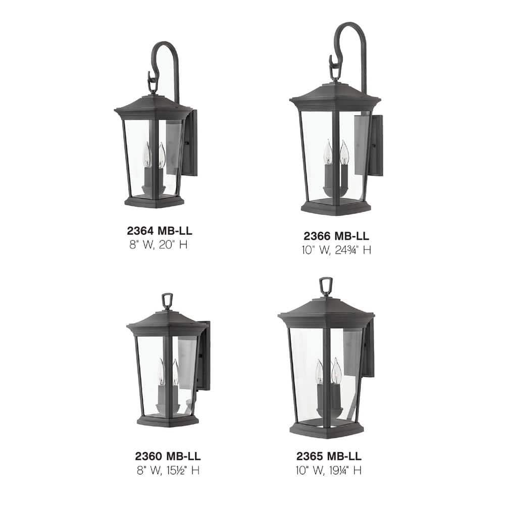 Hinkley Lighting 2364-Ll Bromley 2 Light 20" Tall Outdoor Wall Sconce