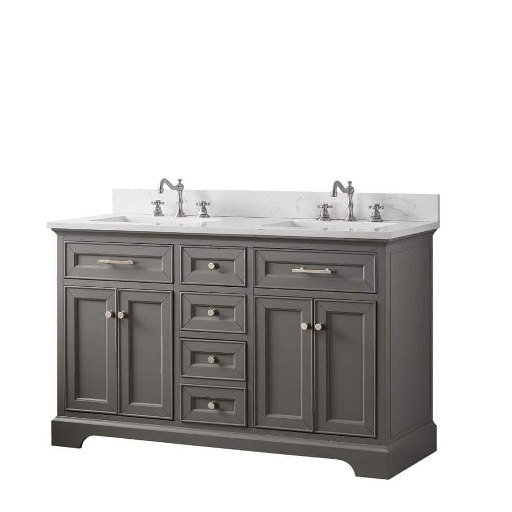 Thompson 54" Double Bathroom Vanity Set