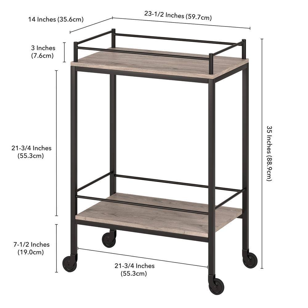 Barnes Metal Bar Cart