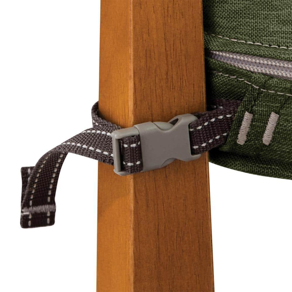 Classic Accessories Montlake FadeSafe Water-Resistant Patio Cushion Set, 25x22x4 in, Heather Fern