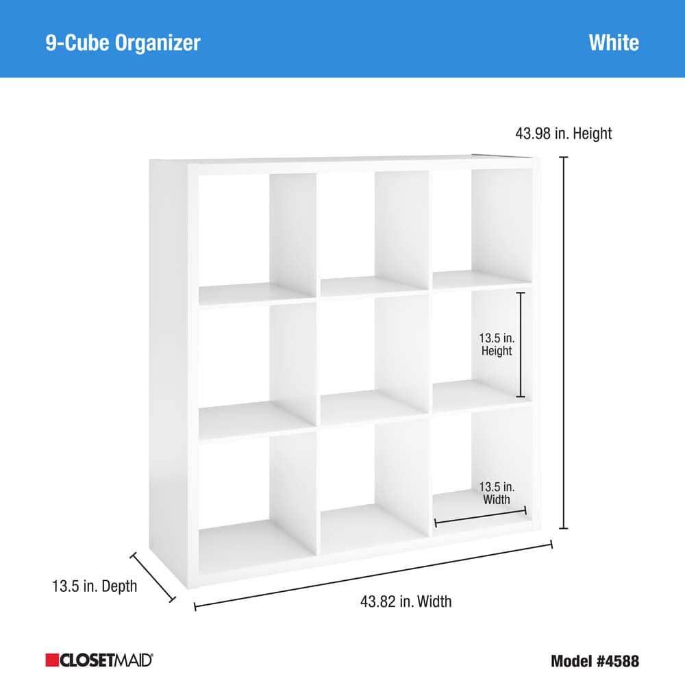 43.98" H x 43.82" W Decorative Cube Bookcase