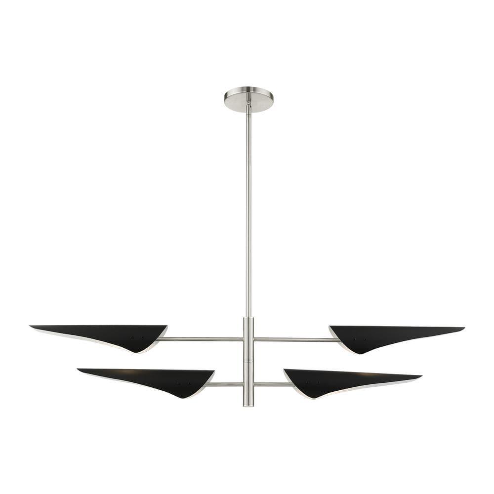 Livex Lighting Capistrano 4 - Light Pendant in  Brushed Nickel