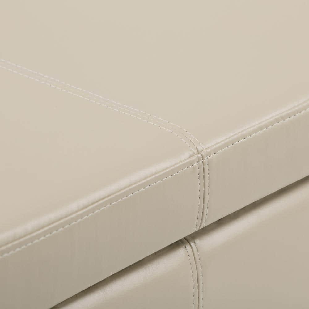 Simpli Home Avalon Large Storage Ottoman Bench