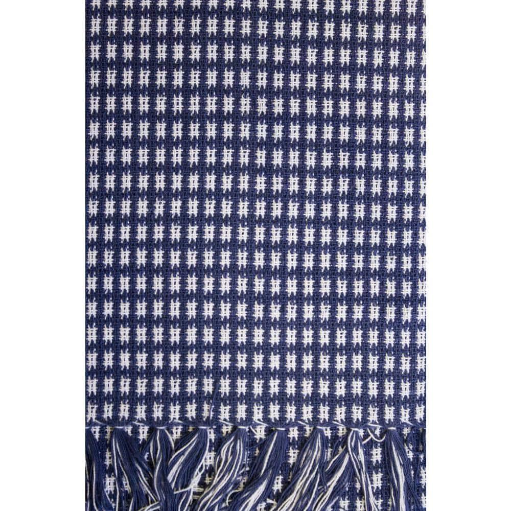 Homespun Check Marine 100% Cotton Placemat (Set of 4)