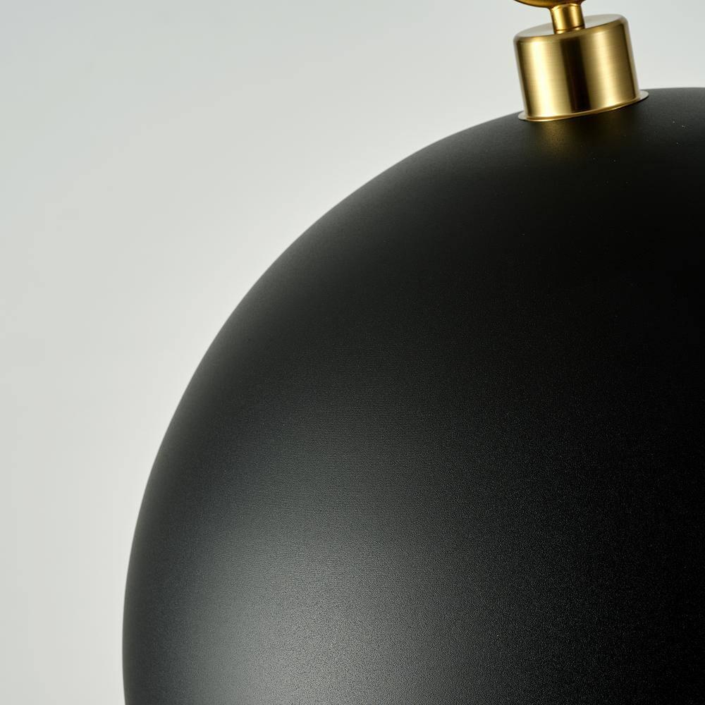 Large Pendant Light Black and Gold Dome Pendant Light Fixtures 17.71” Industrial Hanging Lamp Modern Farmhouse Dome Chandelier Pendant Lighting for Kitchen Island Hallway Dining Room Entryway Foyer