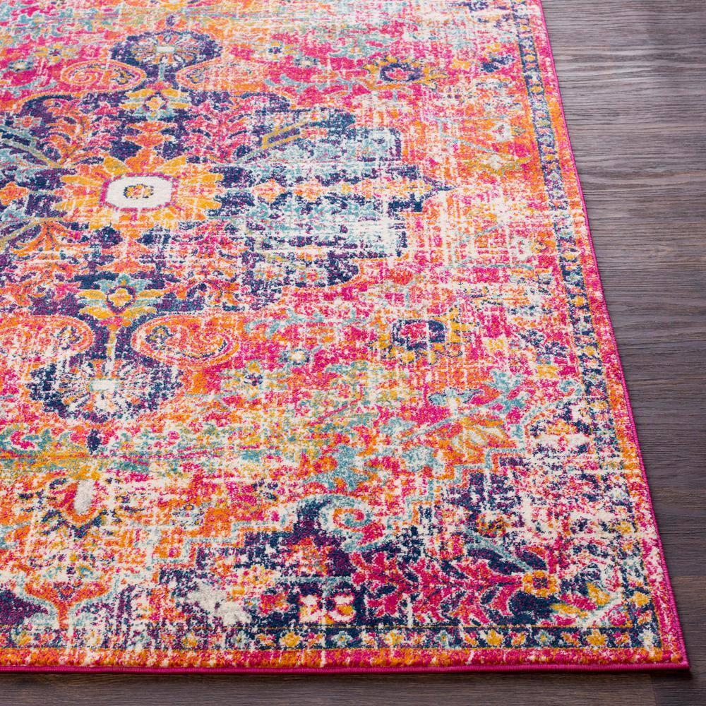 Livabliss 5'3"x7'3" Abby Traditional Rugs Teal: Medium Pile, Stain & Fade-Resistant, Indoor, Polypropylene