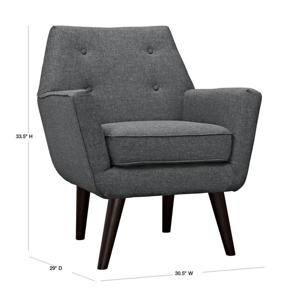 Posit Mid Century Upholstered Armchair by Modway