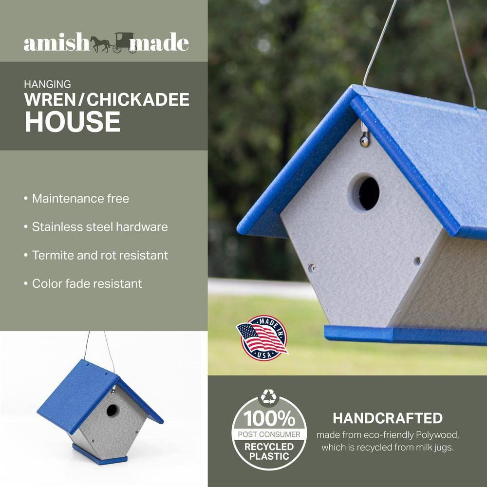 Outdoor Leisure Products 9'' H x 9'' W x 6'' D Hanging No Additional Durability Birdhouse
