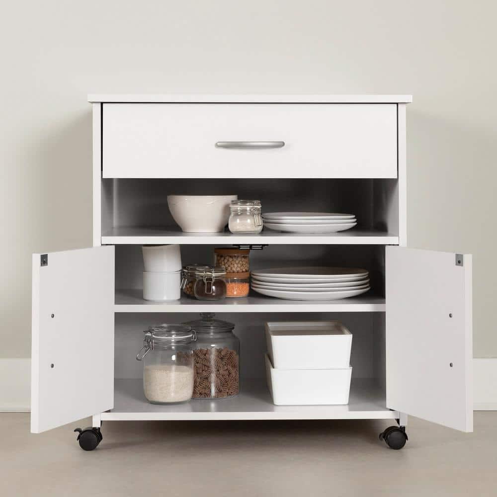 Axess 29.25'' H x 26.75'' W 2 - Cabinet Utility Cart with Wheels