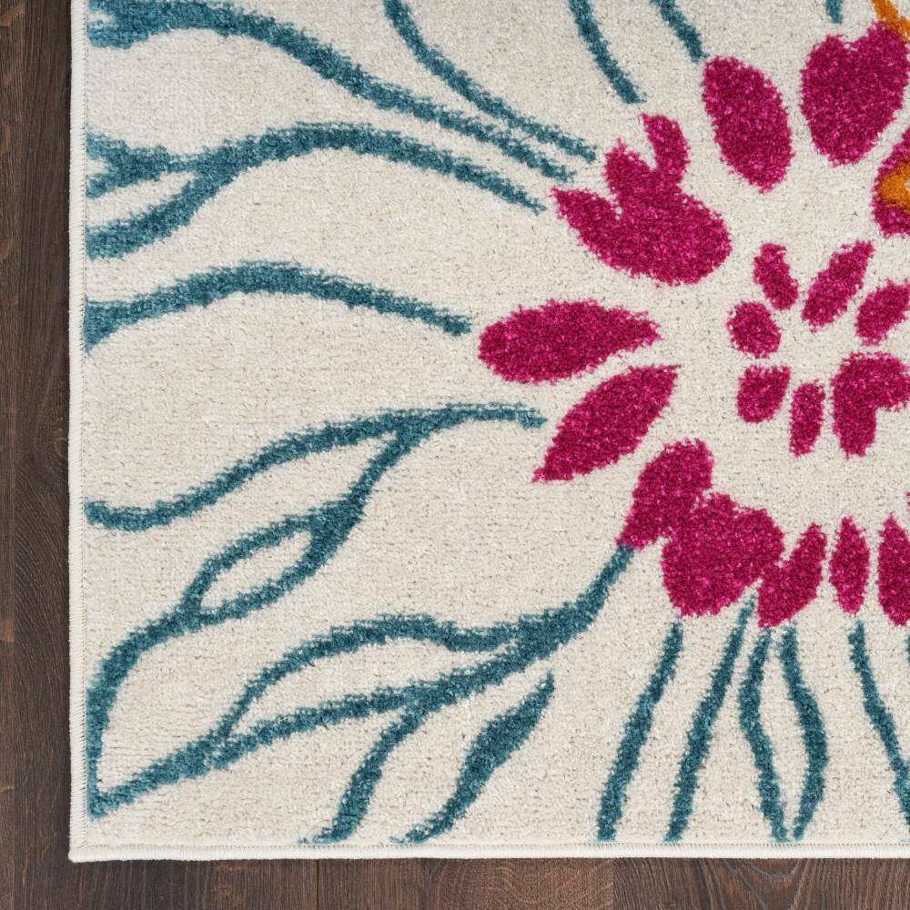 Nourison Passion Bohemian Transitional Floral Indoor Area Rug Ivory/Multi 8' x 10'